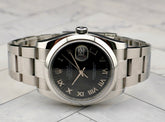 Rolex 36mm Datejust Sunburst Dial Steel Men's Watch 116200